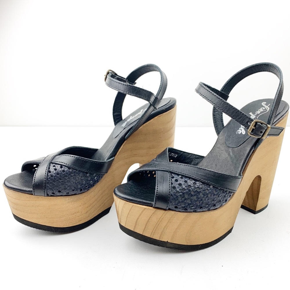 Free People Rendezvous Leather Platform Sandals - Picture 5 of 8